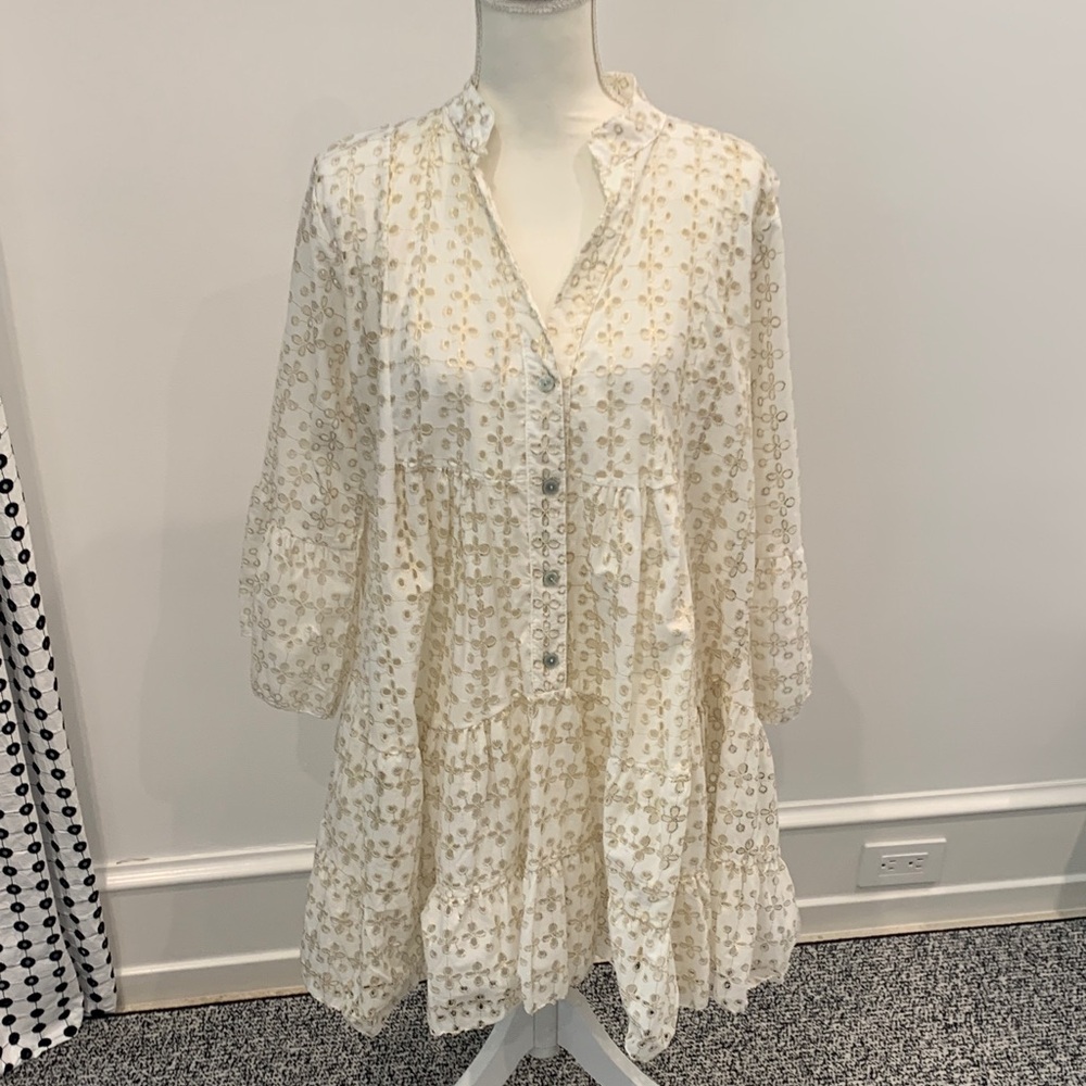 No tag Cream Slip Dress and slip